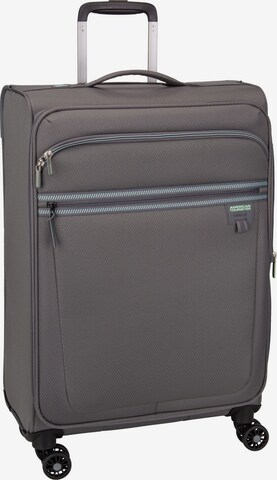 American Tourister Cart 'Aerospin Spinner M' in Grey: front