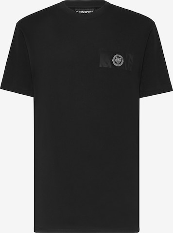 Maglietta 'Tiger' di Plein Sport in nero: frontale