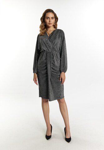 faina Dress in Silver: front