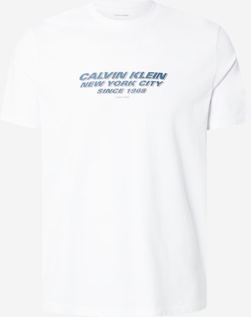 Calvin Klein Shirt in Wit: voorkant