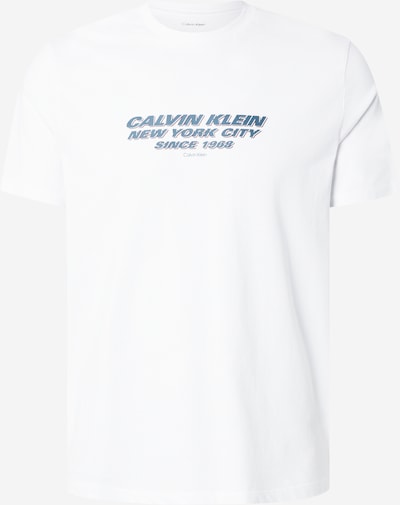 Marškinėliai iš Calvin Klein, spalva – benzino spalva / raudona / balta, Prekių apžvalga