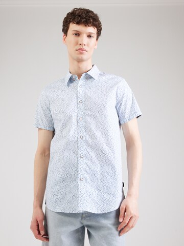 INDICODE JEANS - Regular Fit Camisa 'Gene' em azul: frente