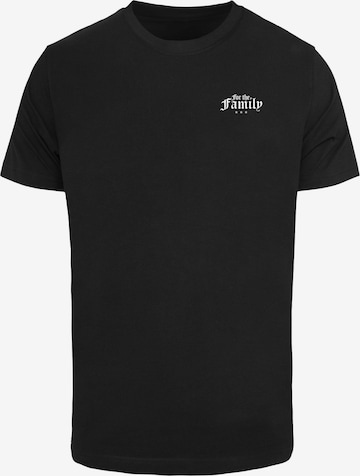 Mister Tee Shirt 'For The Family  Tee' in Black: front