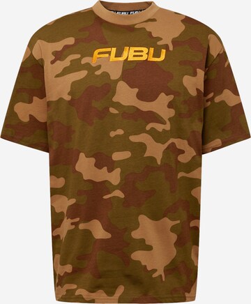 T-Shirt FUBU en vert : devant