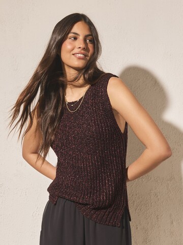 Tops en tricot Next en violet : devant