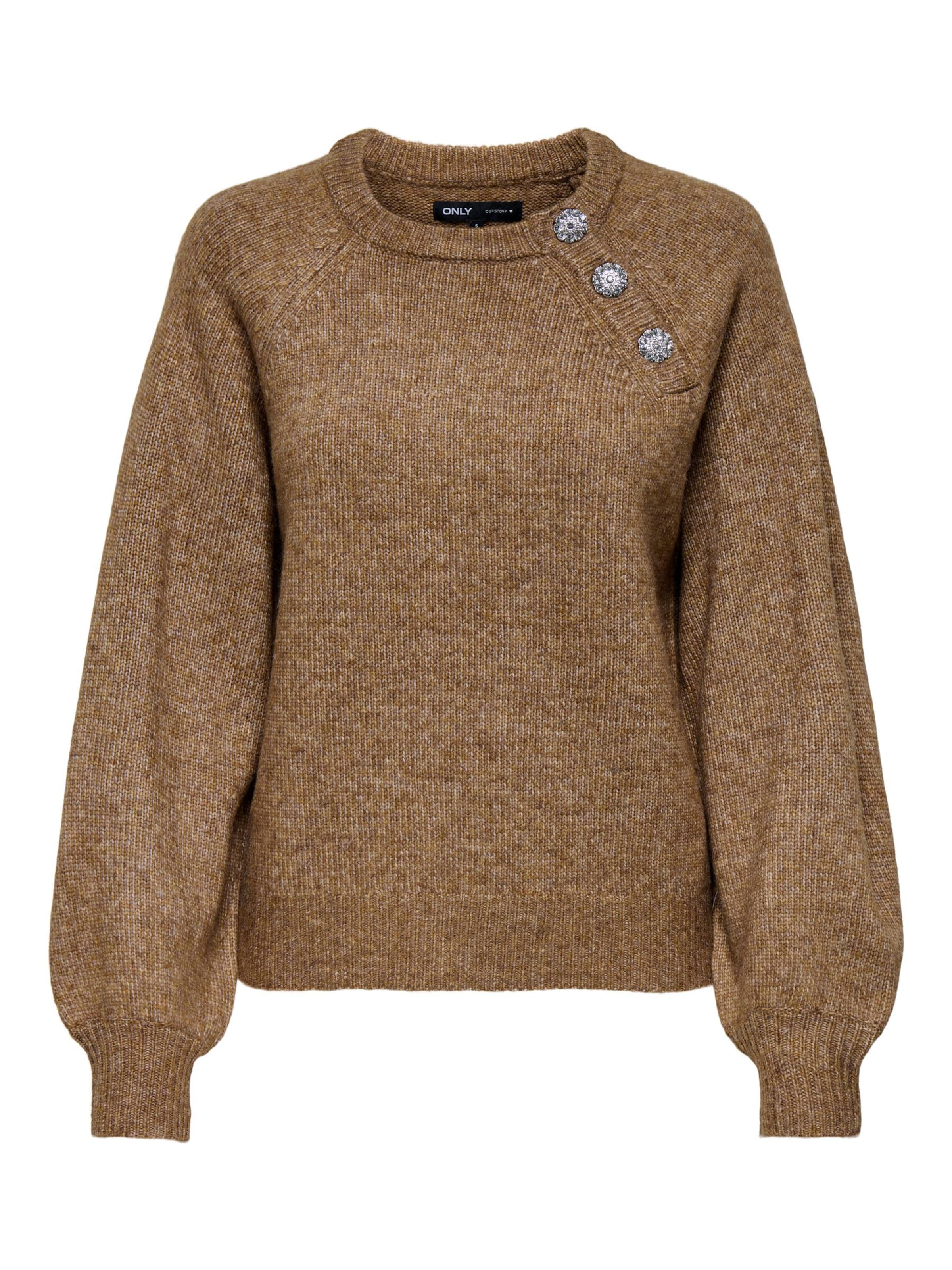 ONLY Sveter 'ONLLAUREN' - Hnedá: predná strana