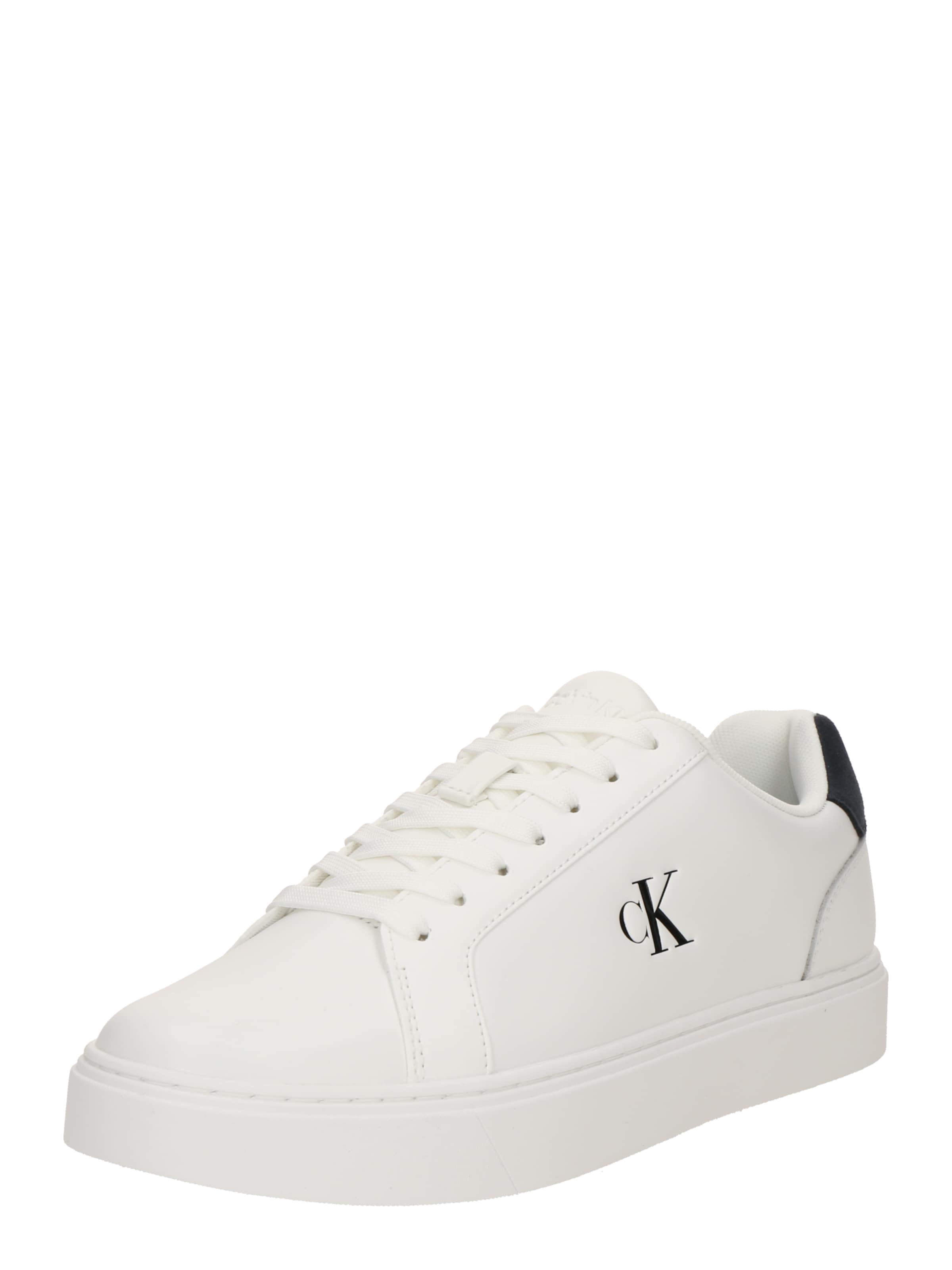 Calvin Klein - Zapatillas deportivas bajas 'CLASSIC' en blanco: frente