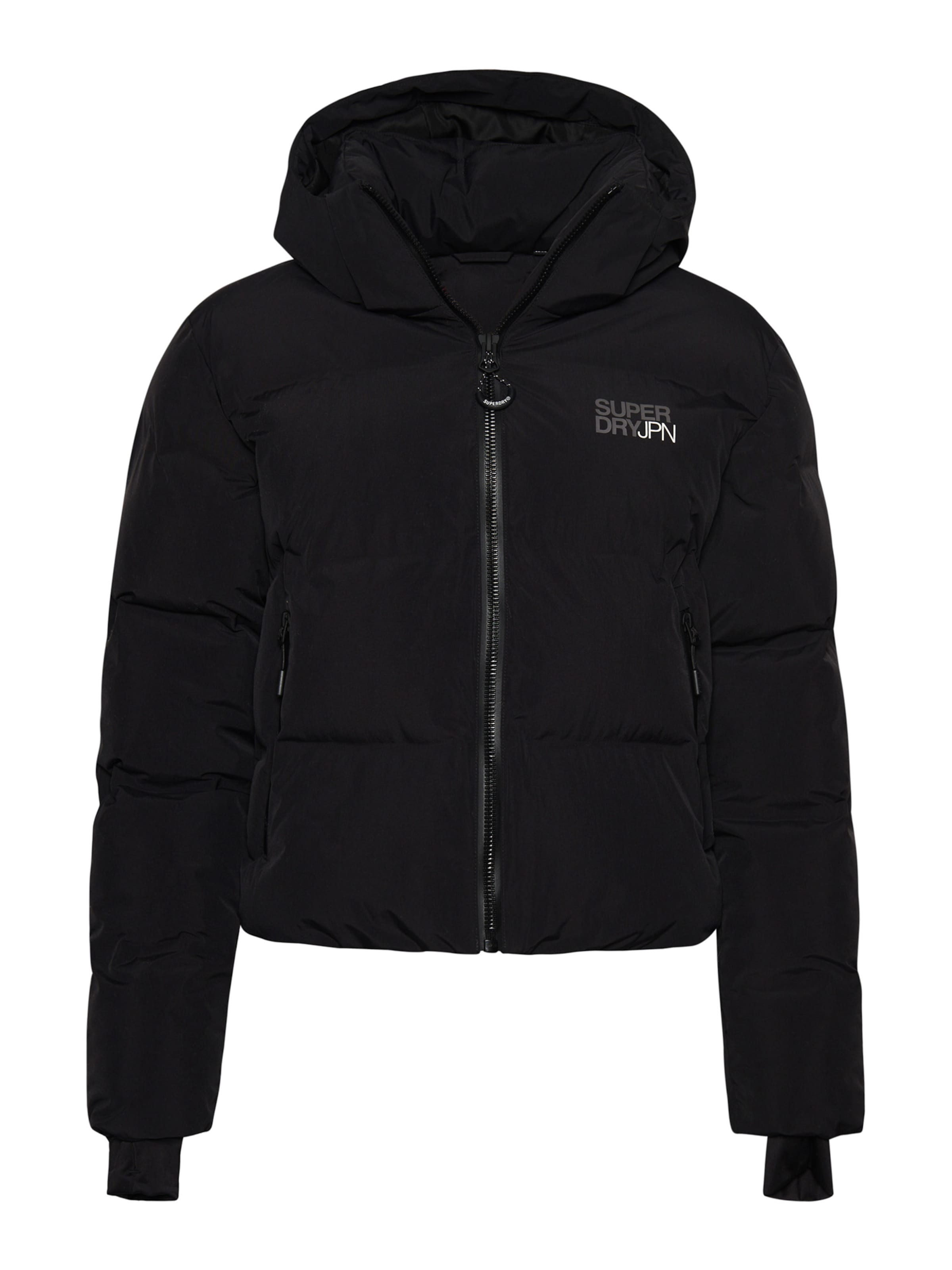 Superdry Winterjas in Zwart: voorkant