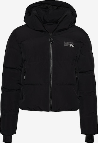 Veste d’hiver Superdry & Co en noir : devant