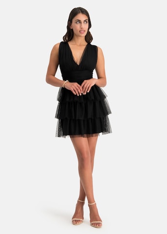 Robe de cocktail Nicowa en noir