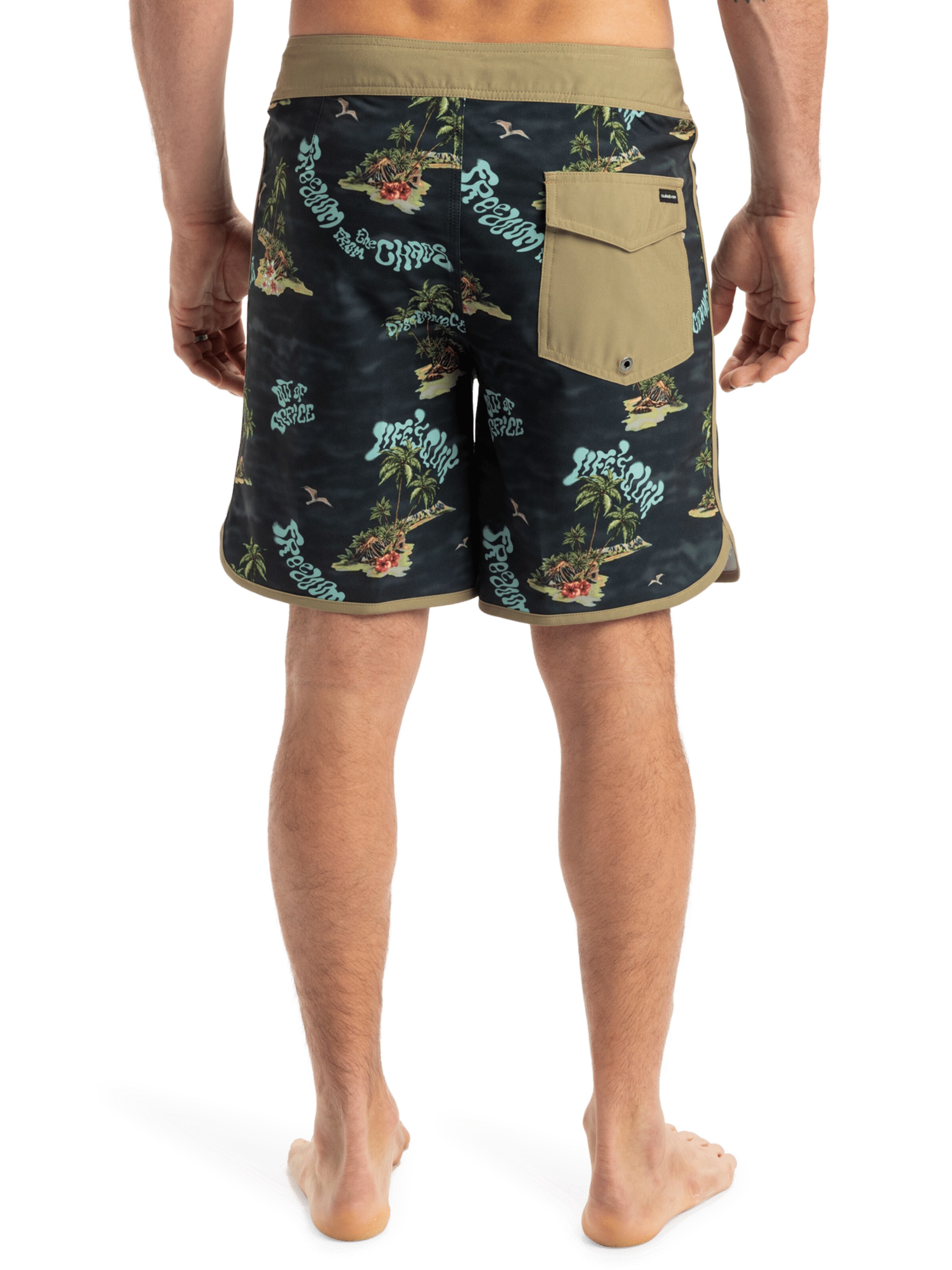 QUIKSILVER Swimming Trunks 'Scallop 18' in Blue