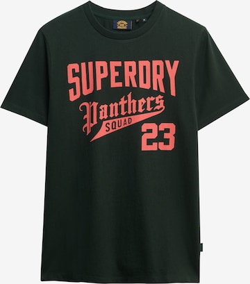 T-Shirt Superdry en vert : devant