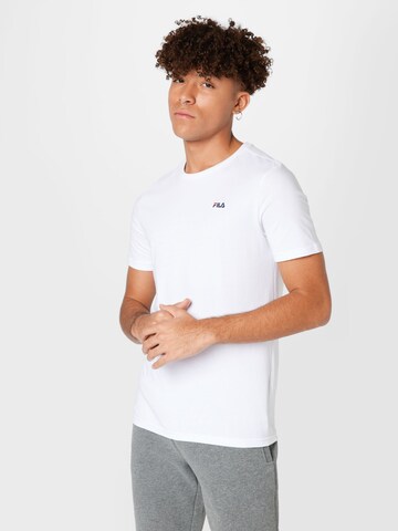 T-Shirt 'Edgar' FILA en blanc : devant