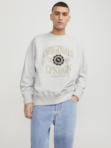 JACK & JONES Sweatshirt in Grau: predná strana