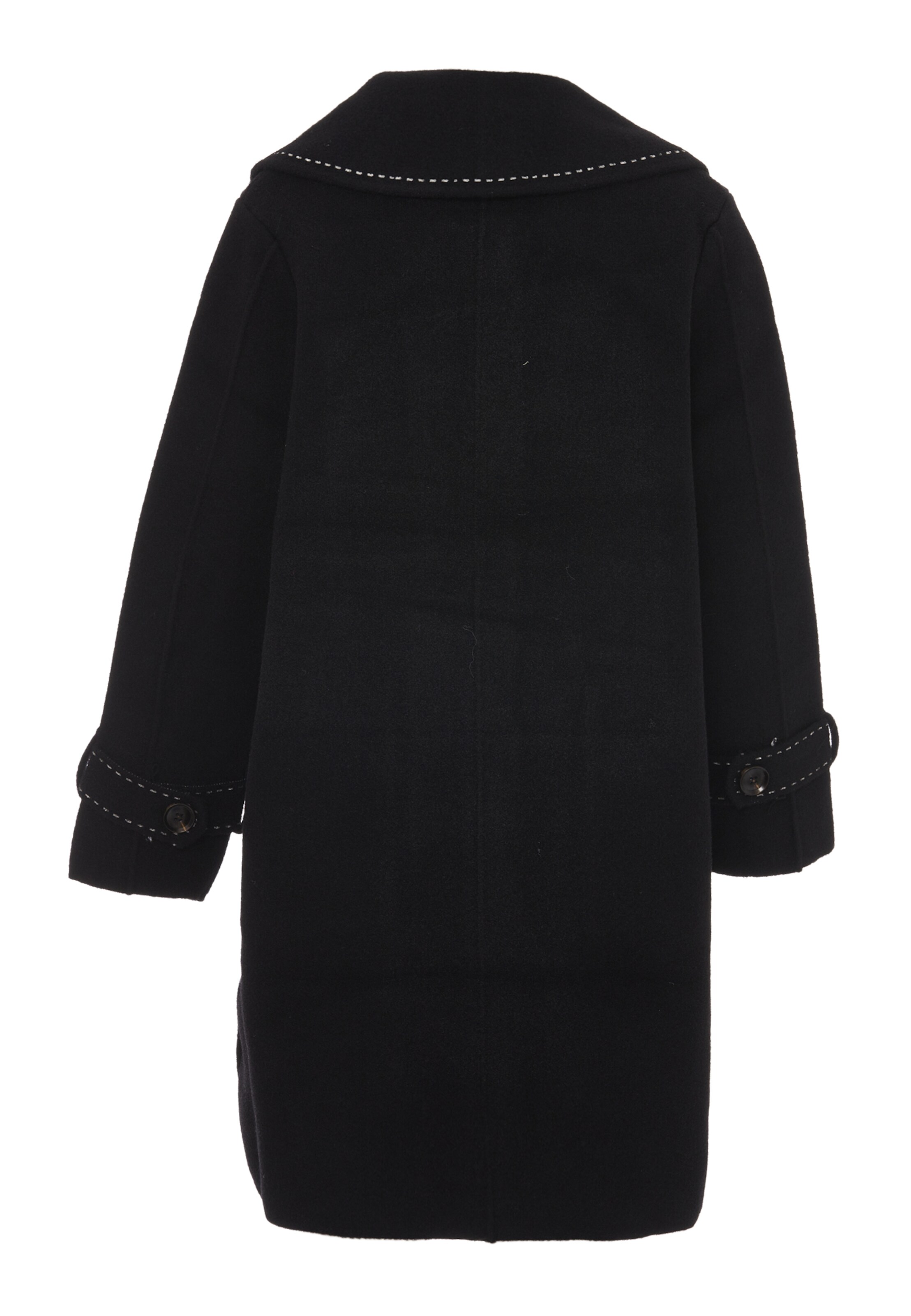 CELOCIA - Sobretudo meia-estação em preto