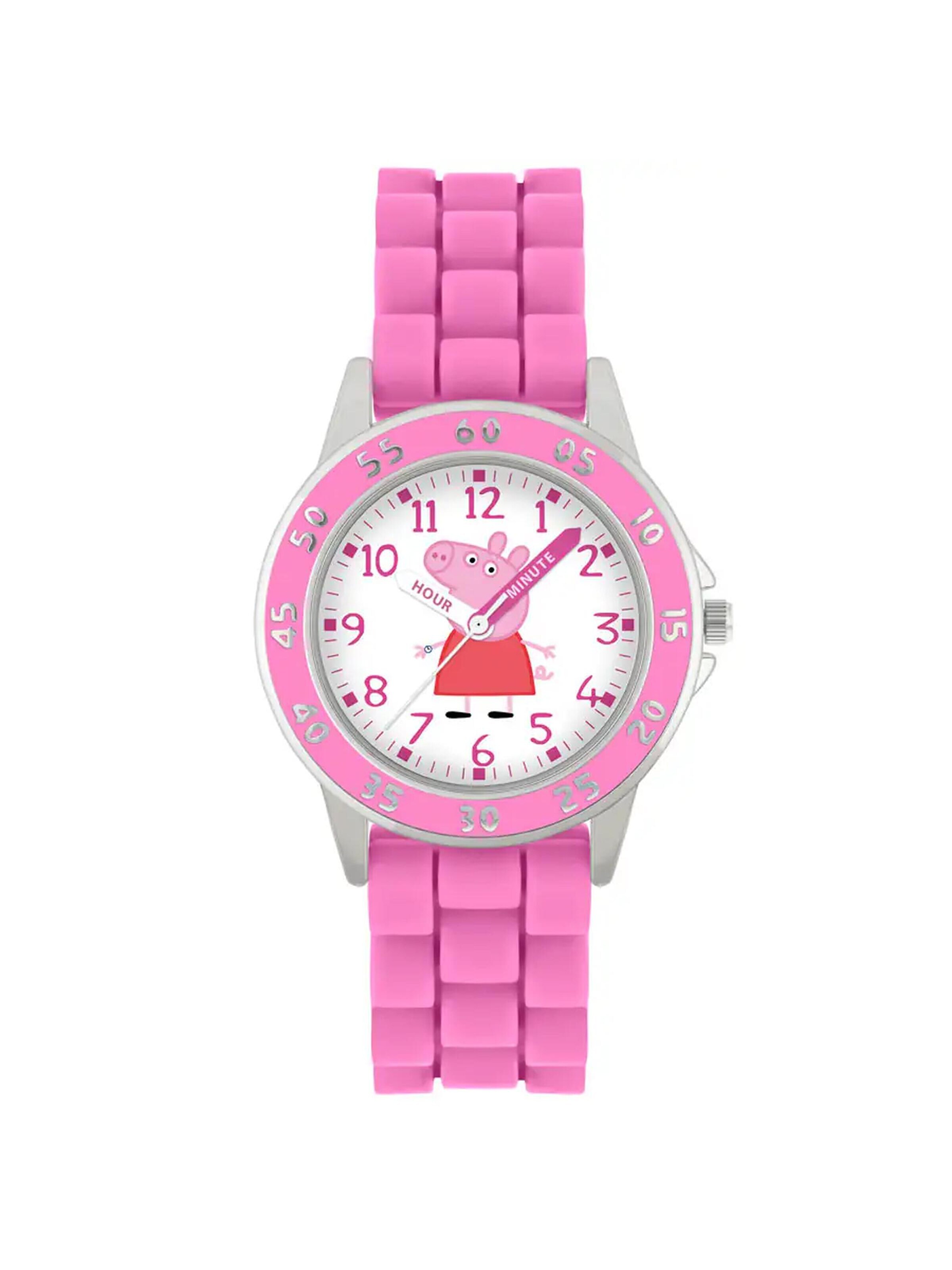 Montre 'Disney Peppa Pig Time Teacher' DISNEY en rose : devant