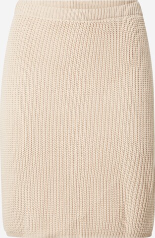 Misspap Skirt in Beige: front