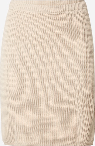 Misspap Skirt in Beige: front