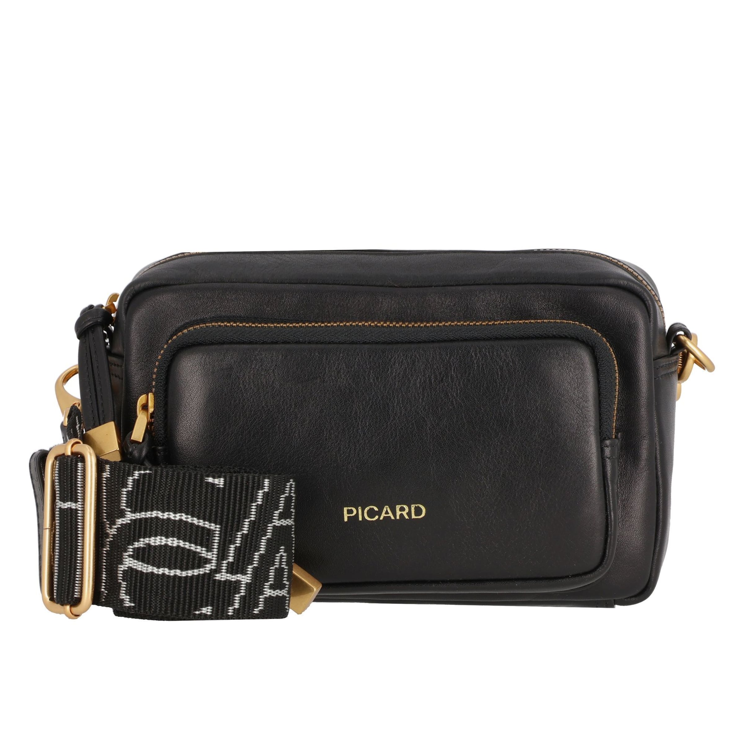 Sac à bandoulière 'Soulmate' Picard en noir : devant