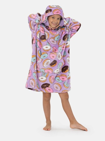LEAFLETIC Bathrobe in Purple
