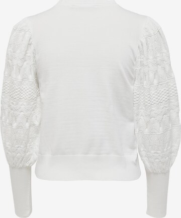 ONLY Пуловер 'Melita' в бяло