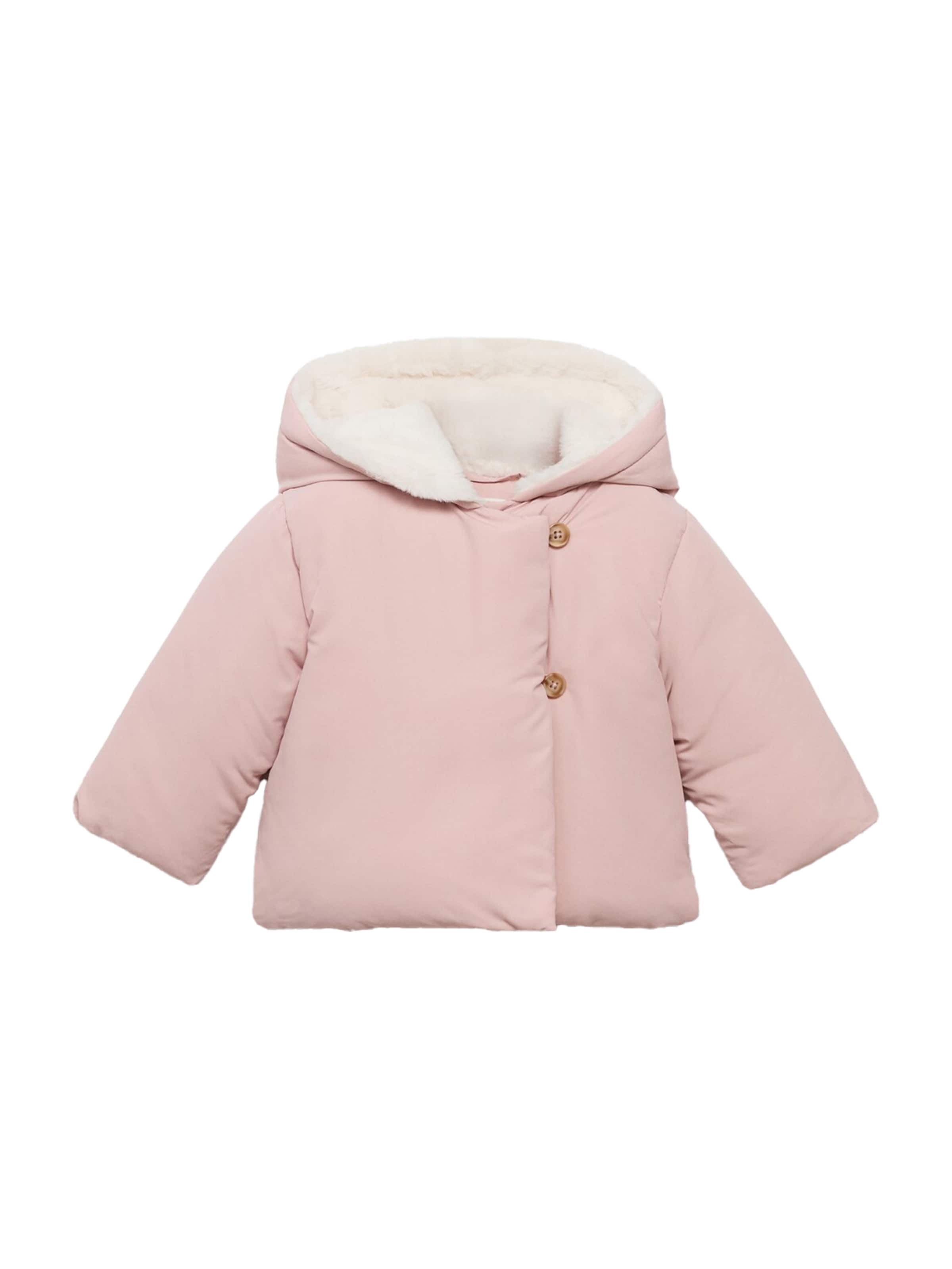 MANGO KIDS Vinterjakke 'Vichy1' i pink: forside