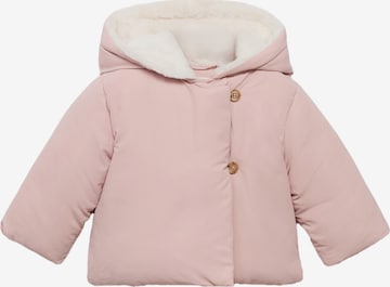 Giacca invernale 'Vichy1' di MANGO KIDS in rosa: frontale