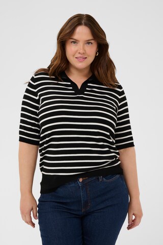 KAFFE CURVE Trui 'KClizzy' in Zwart