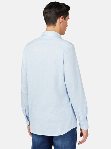 Coupe regular Chemise Boggi Milano en bleu