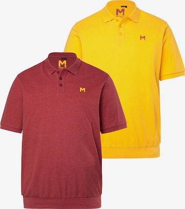 Men Plus Shirt in Yellow: front