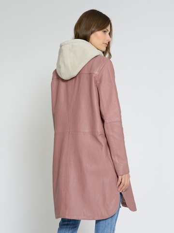 Maze Between-Seasons Coat in Pink