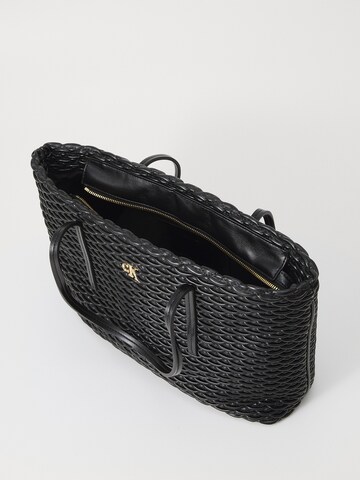 Calvin Klein "Чанта тип ""Shopper""" в черно: отгоре