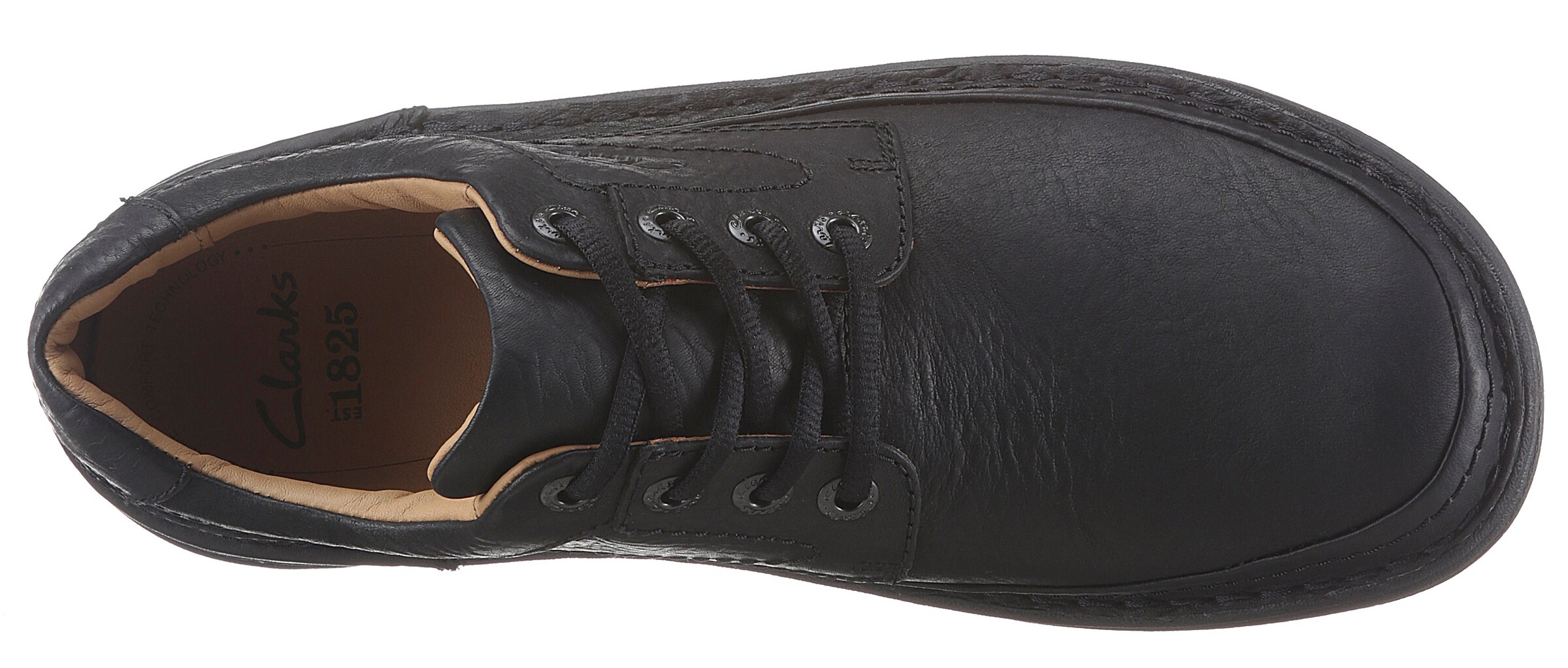 CLARKS Lace-up shoe 'Nature' in Black