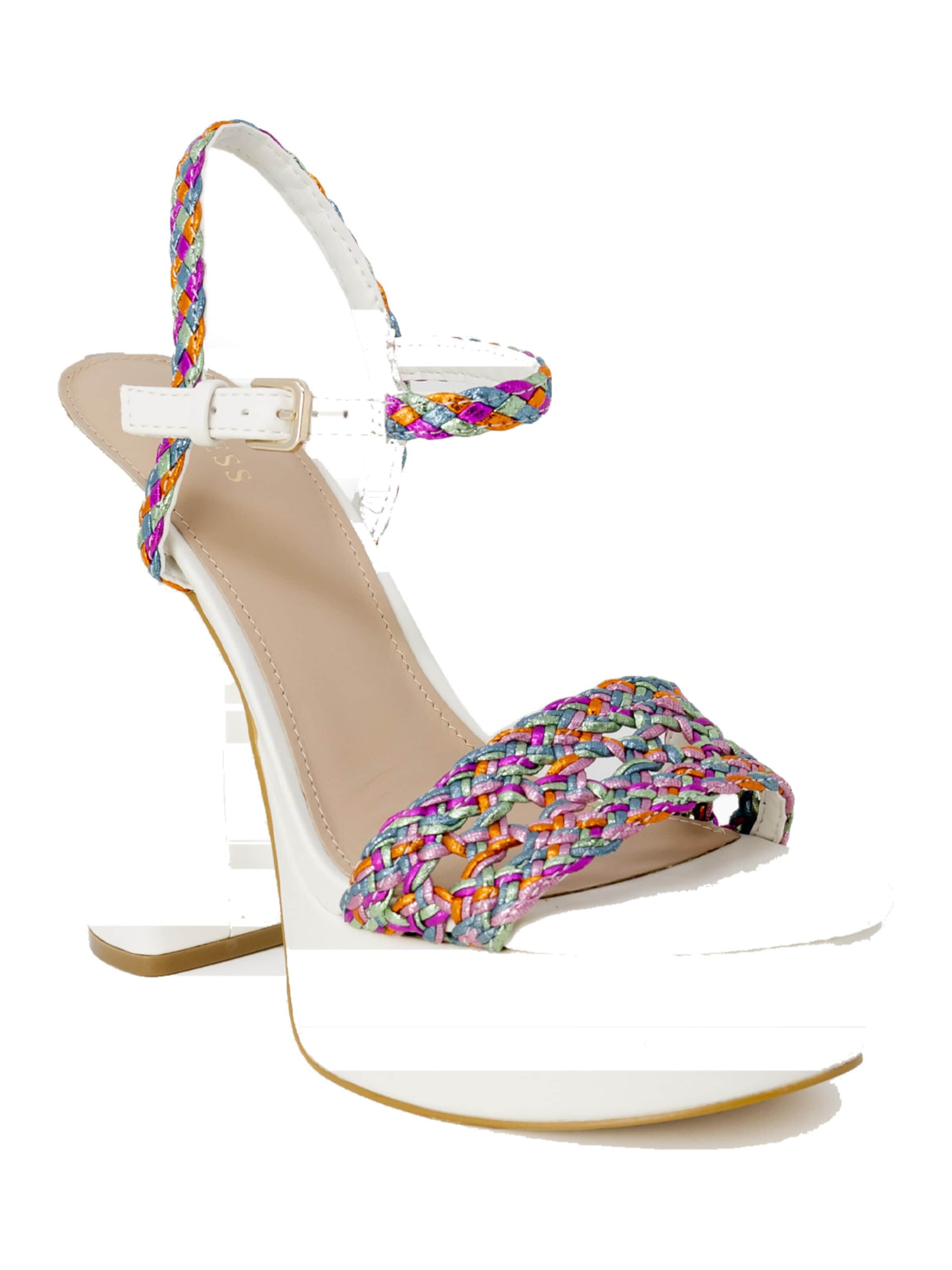 Sandales GUESS en blanc : devant