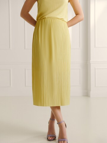 Guido Maria Kretschmer Women - Saia 'Nanni' em amarelo: frente