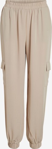 Effilé Pantalon cargo 'PETRA' VILA en beige : devant