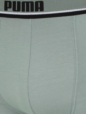 PUMA - Calzoncillo boxer en verde