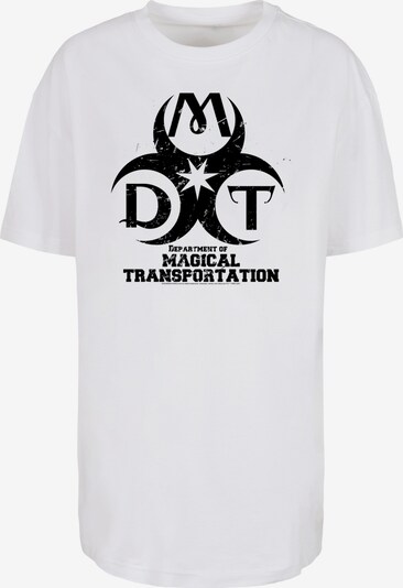 Maglietta 'Harry Potter Department Of Magical Transportation' F4NT4STIC di colore nero / bianco, Visualizzazione prodotti