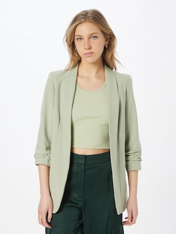 Blazer 'PCBOSELLA' PIECES en vert : devant