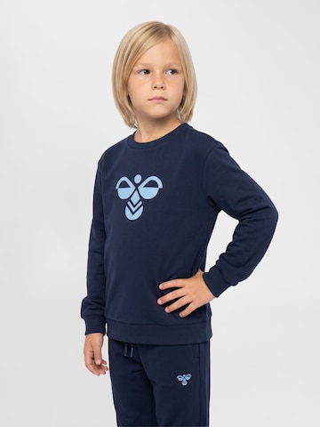 Hummel Athletic Sweatshirt in Blue: front