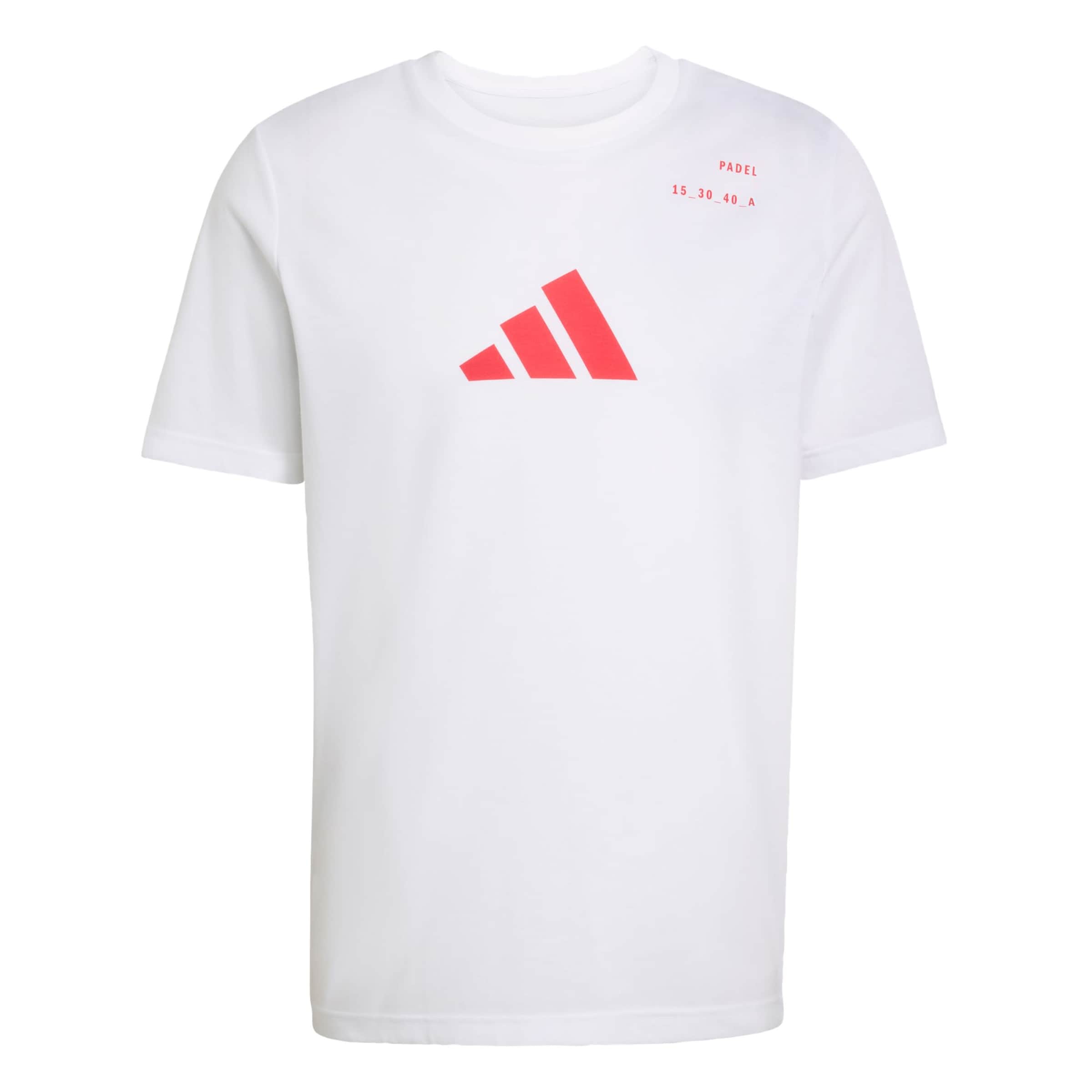 ADIDAS PERFORMANCE Performance shirt 'Padel Category' in White: front