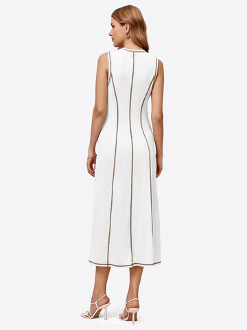 Imily Bela Obleka | bela barva: zadnja stran