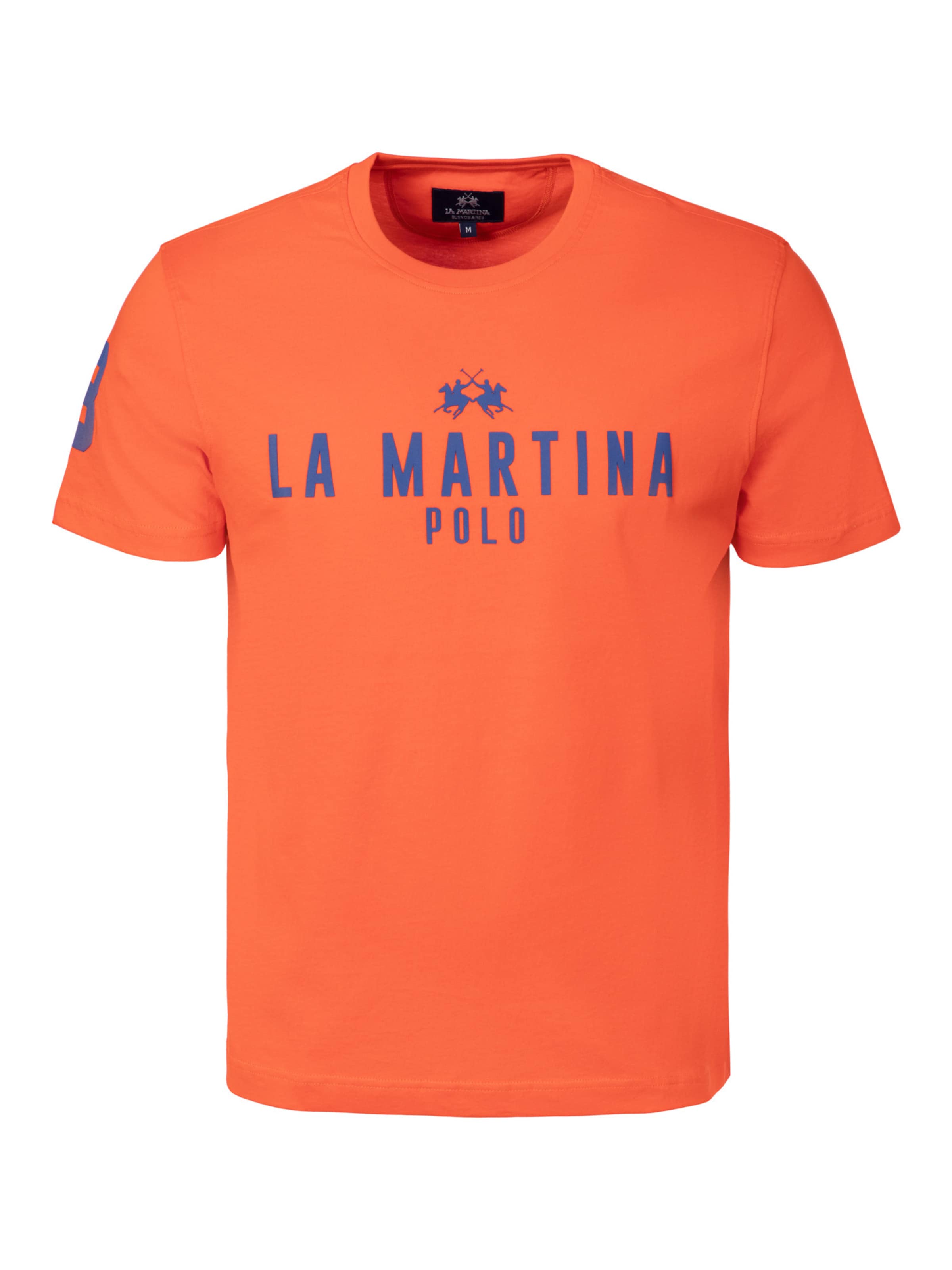 La Martina T-Shirt in Orange: Vorderseite