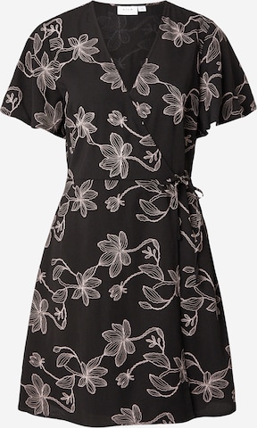 Rochie 'VIKIRKA' de la VILA pe negru: față