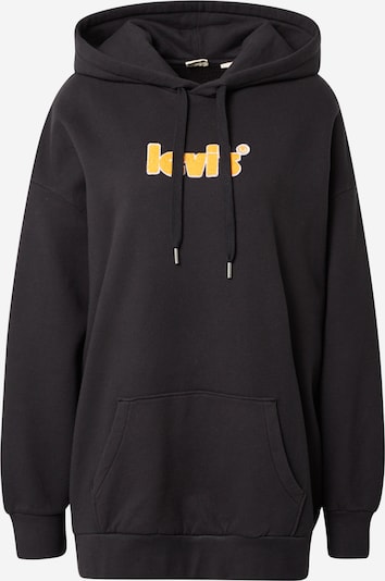 LEVI'S ® Sportisks džemperis 'Prism Hoodie', krāsa - dzeltens / melns / balts, Preces skats