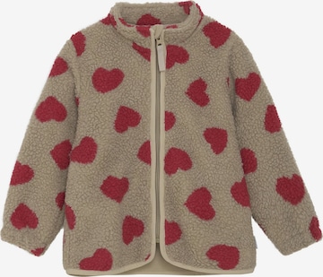 Giacca di mezza stagione 'Fleece Jacket' di CeLaVi in marrone: frontale