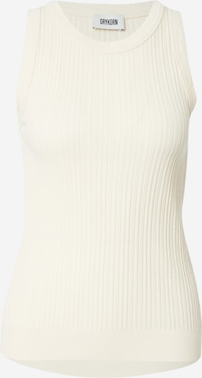 Megzta palaidinė be rankovių 'OLINA' iš DRYKORN, spalva – balkšva, Prekių apžvalga