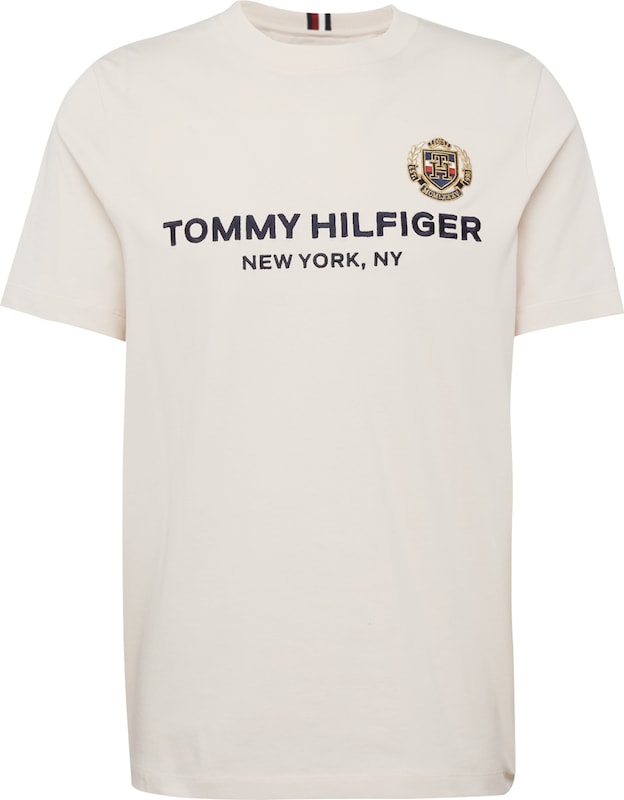 TOMMY HILFIGER T-Shirt in Ecru