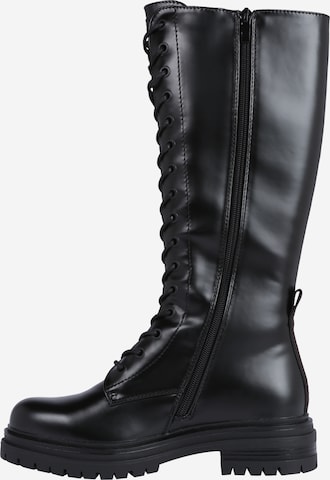 Xti Lace-Up Boots in Black