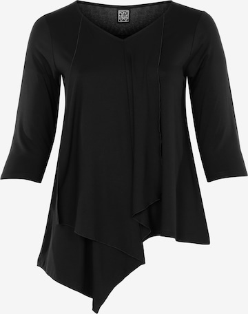 Pont Neuf Shirt 'Lara' in Schwarz: predná strana